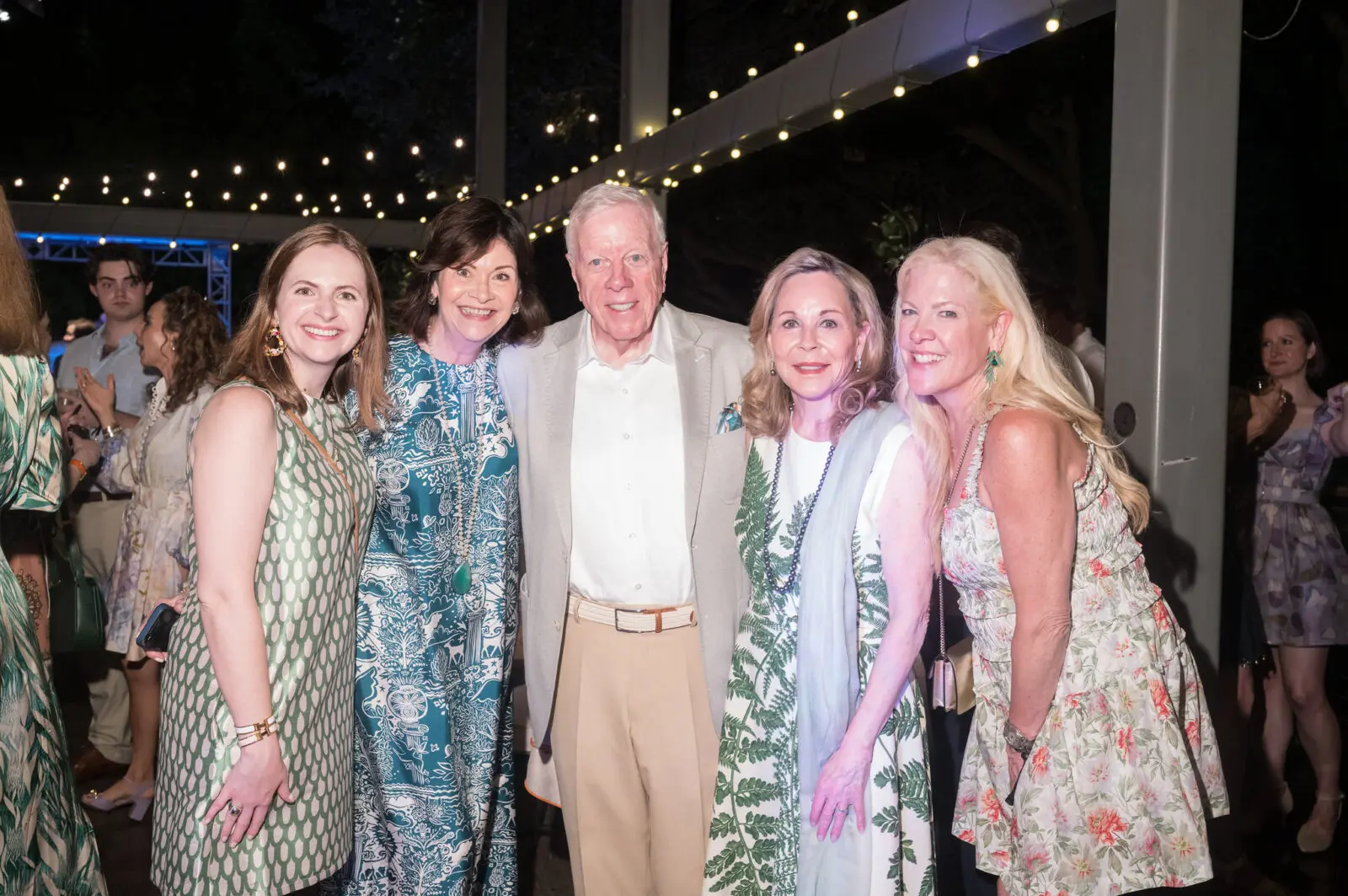 Kara Neumann, Roxann Neumann, Rich Kinder, Nancy Kinder, Kara Kinder Vidal at Discovery Green's at Discovery Green's 'A Night of Discovery' (Photo by Daniel Ortiz)