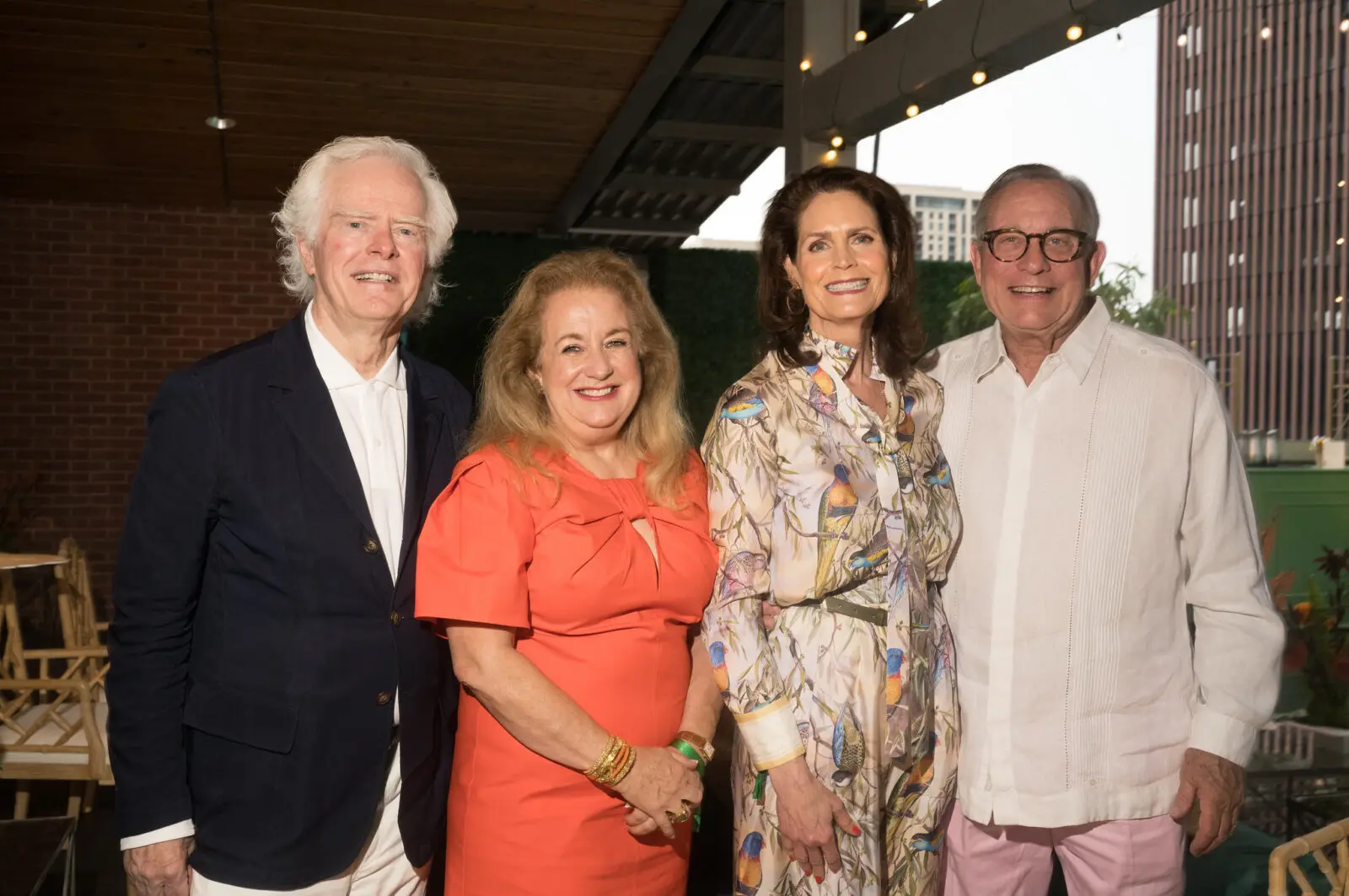 Scott & Yvonne Ziegler, Laura & Bobby Wheless at Discovery Green's 'A Night of Discovery' (Photo by Daniel Ortiz)