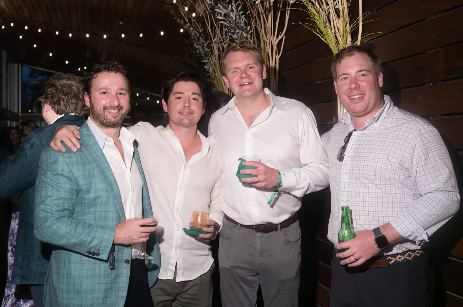 Charles Dresser, Billy Larkin, David Lawson, Cameron Hughes at Discovery Green's 'A Night of Discovery' (Photo by Daniel Ortiz)