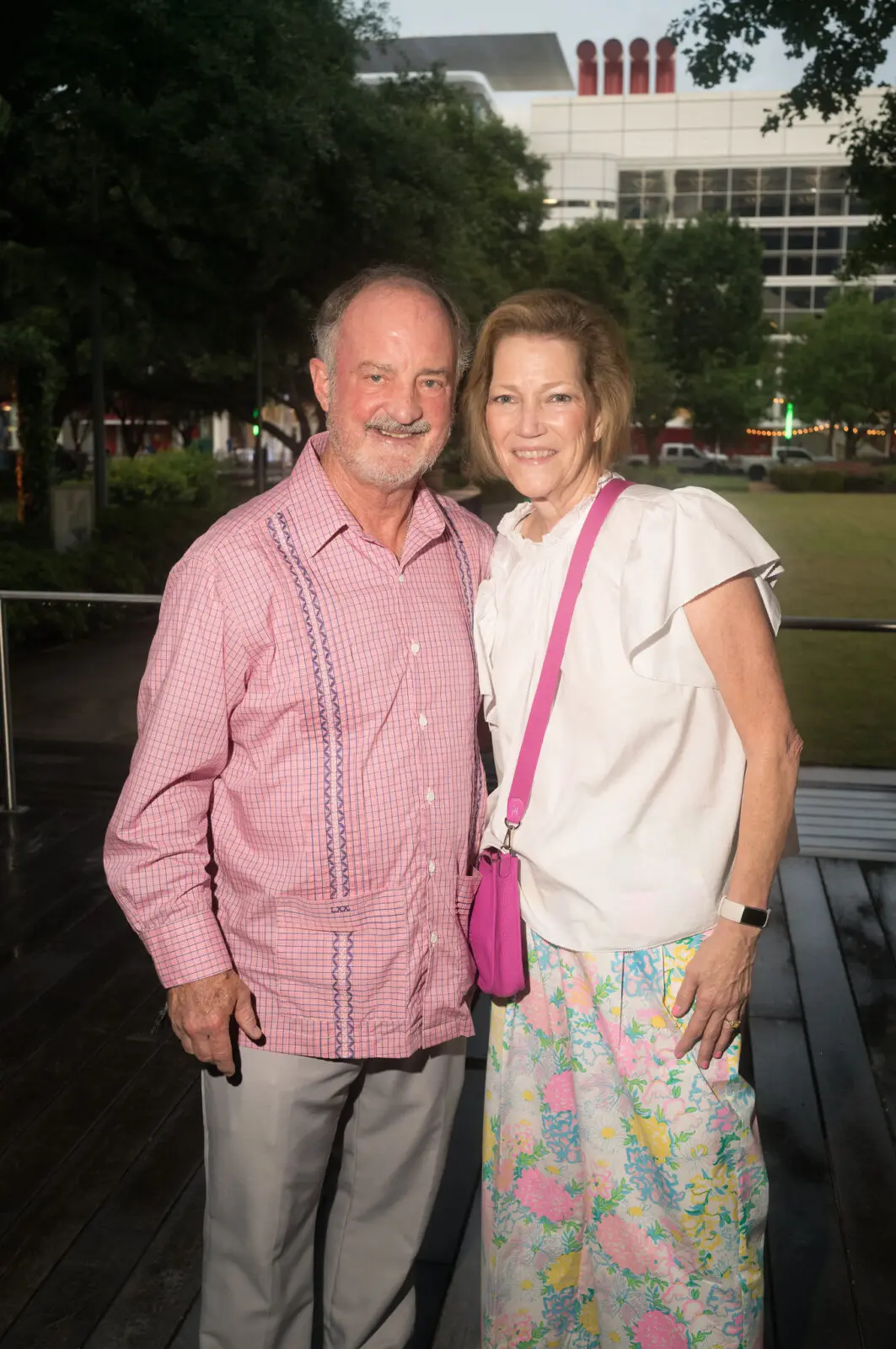 Steve & Shelli Lindley at Discovery Green's 'A Night of Discovery' (Photo by Daniel Ortiz)