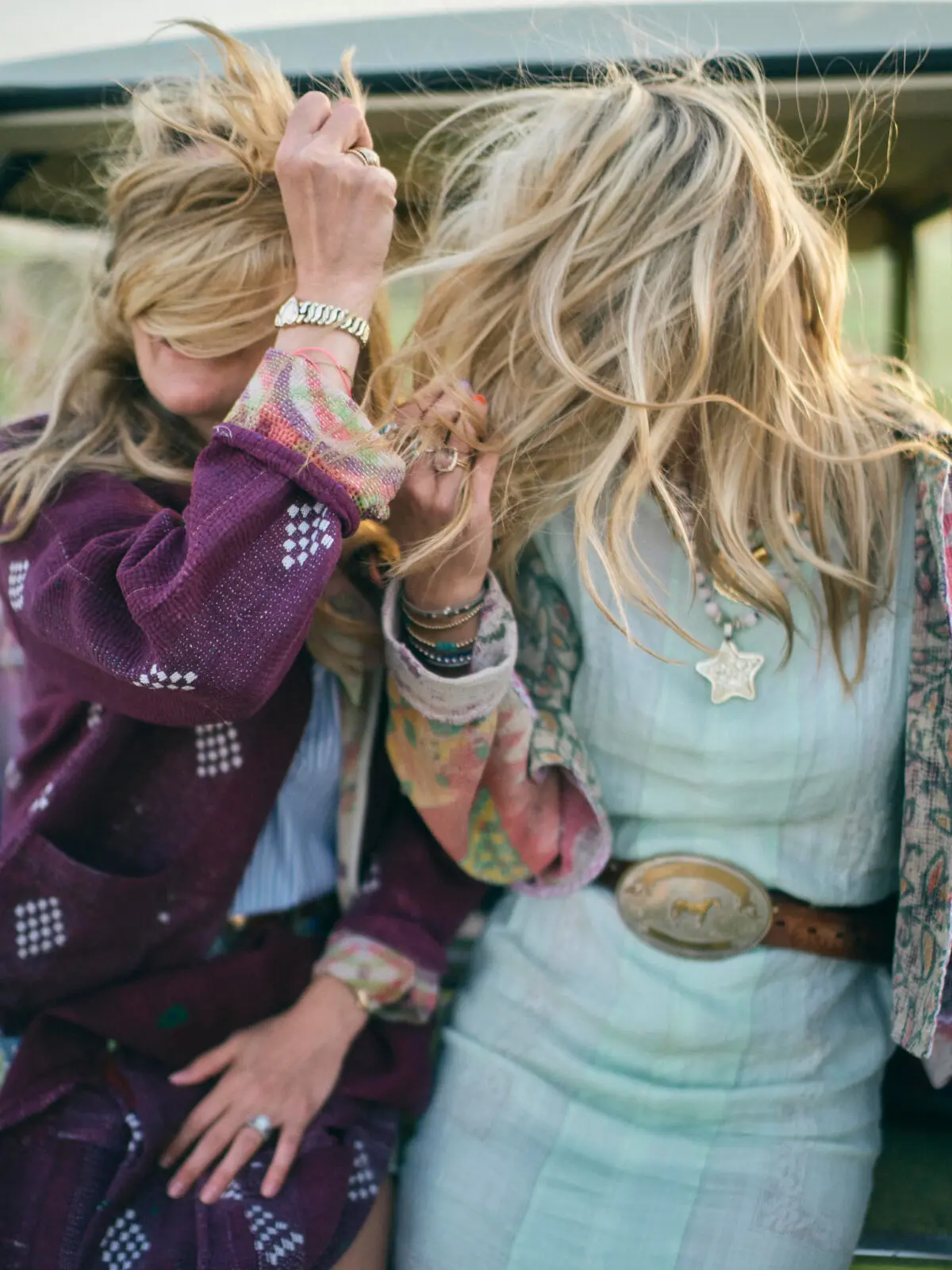 Kendra Brooks created a fun new line of jackets after falling in love with blanket textiles from India. (Courtesy)