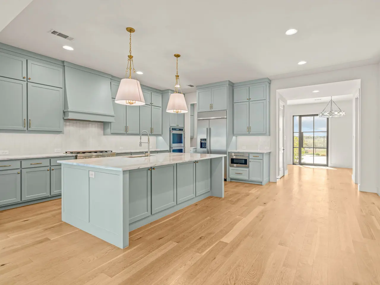 The interior of a nearby home designed by Olerio Homes demonstrates the exceptional quality the homebuilder puts into its custom builds. (Courtesy)