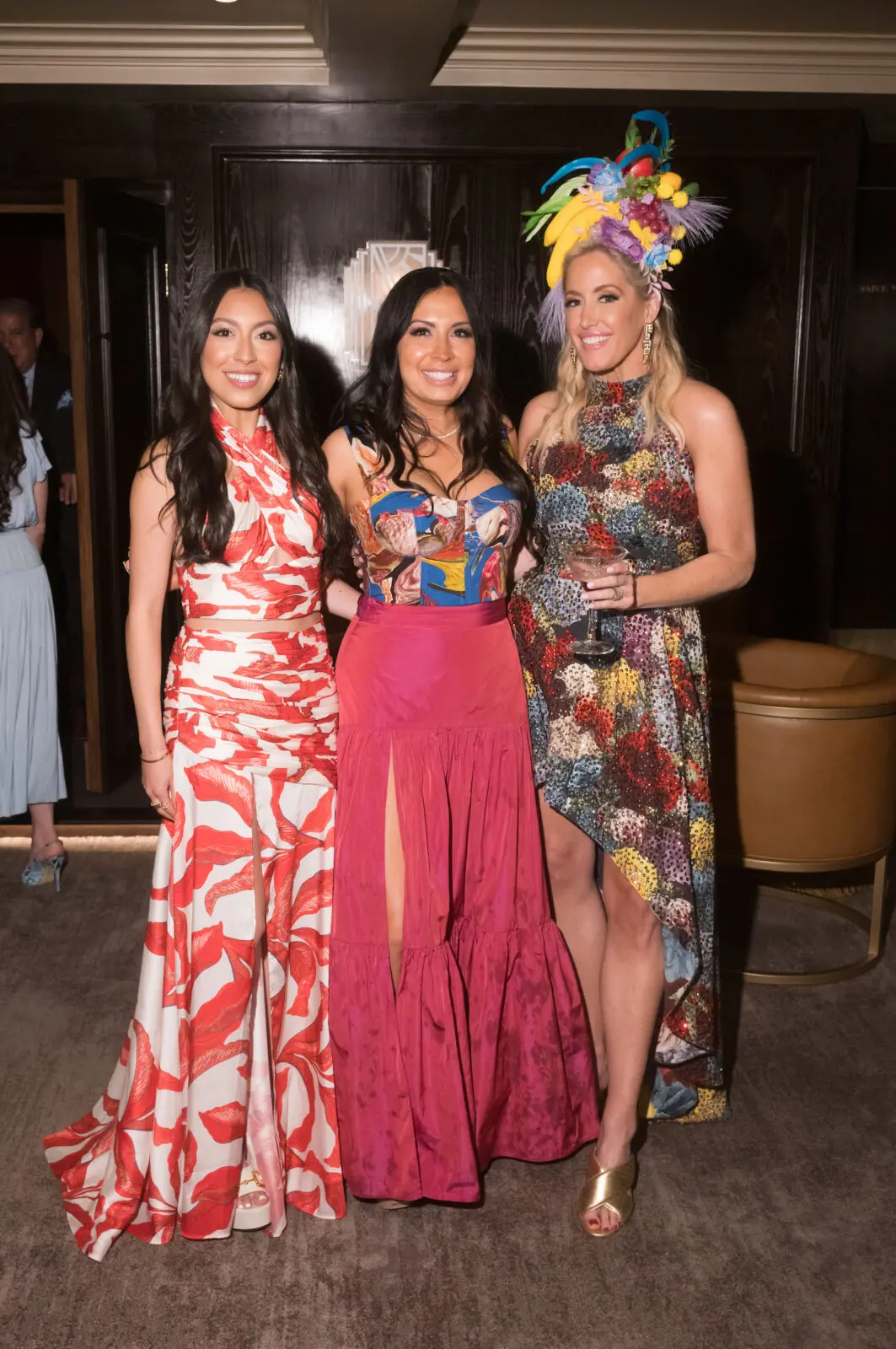 Mariah Dominguez, Julia Garza, Whitney Kuhn Lawson at the LWI after party post event held at Maitre 'D (Photo by Daniel Ortiz)