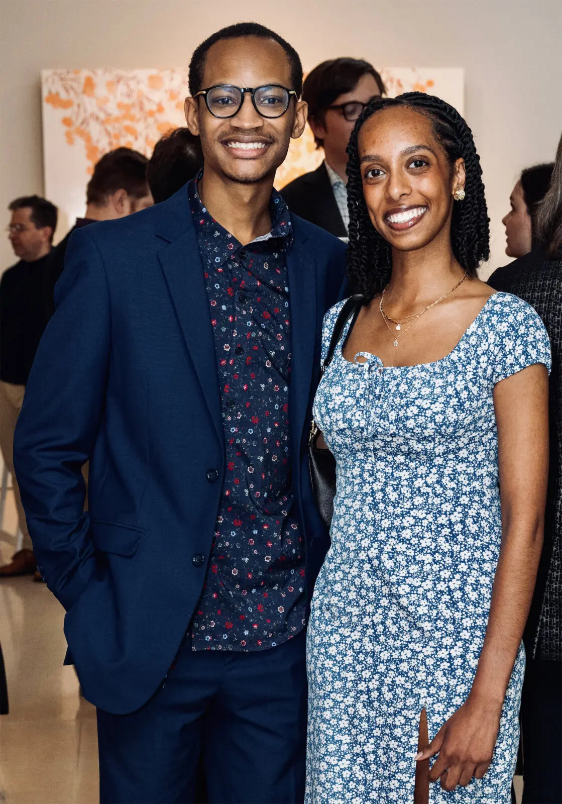 Musiqa 2025 Catalyst Commission winner Jaylin Vinson, Aliya Belay at Musiqa Spring Benefit 2026 (Photo by Jacob Power)