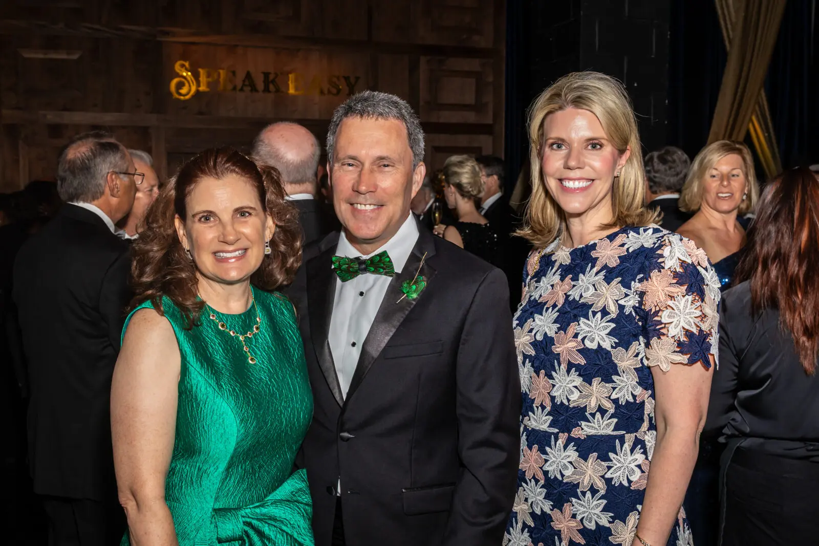 Amy Cope-Gibbs & Jon Gibs, Claudia Kreisle at the Hobby Center Gala (Photo by Emily Jaschke)