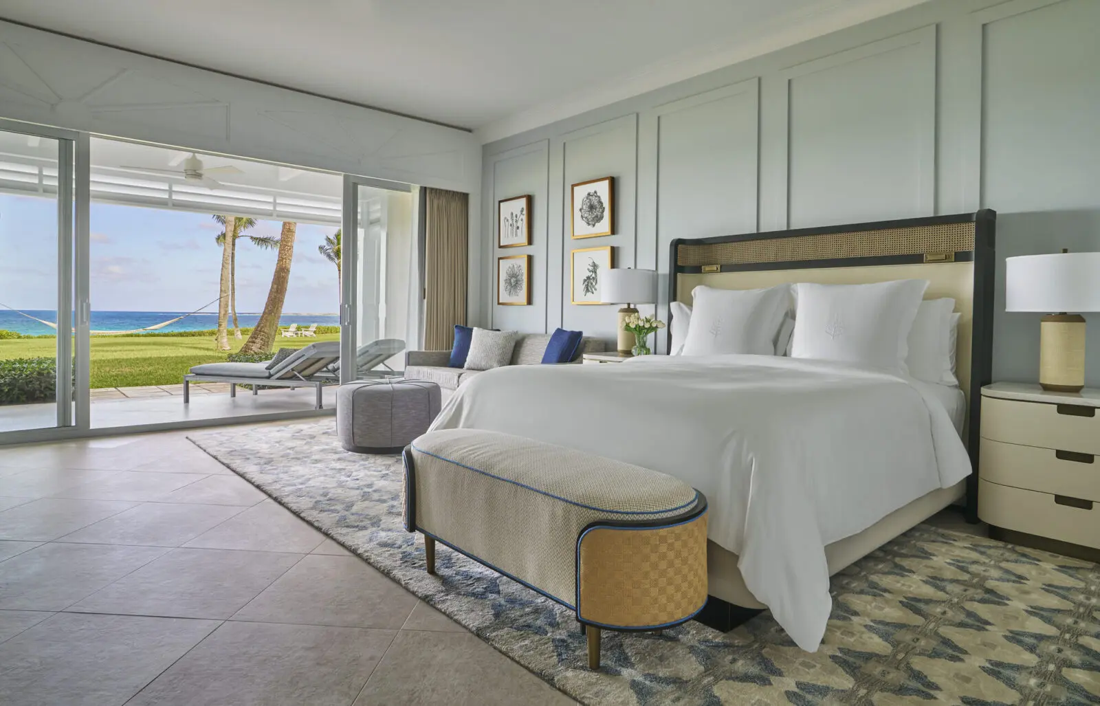 The Ocean Clubs is around 100 suites and villas, making the property feel intimate and calm.