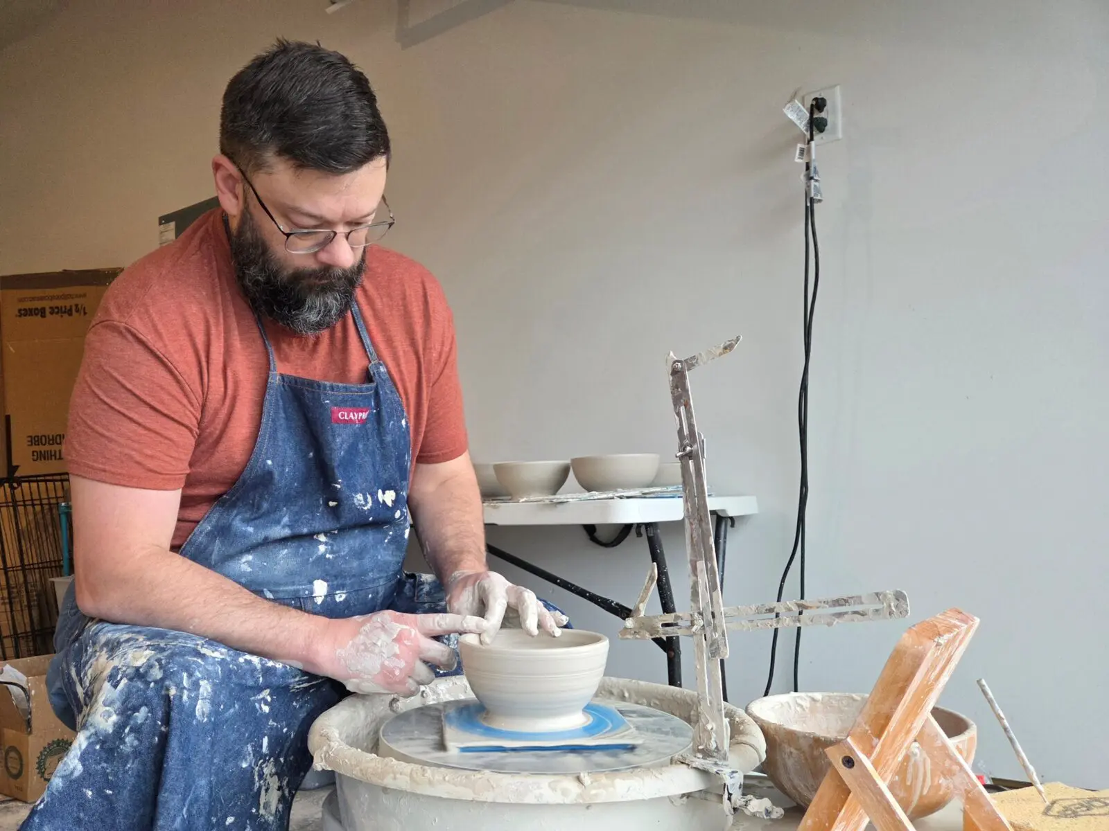 For artist Brian Mitchell, participating in Empty Bowls Houston offers an opportunity to make a direct impact on the community. (Photo courtesy Empty Bowls Houston)
