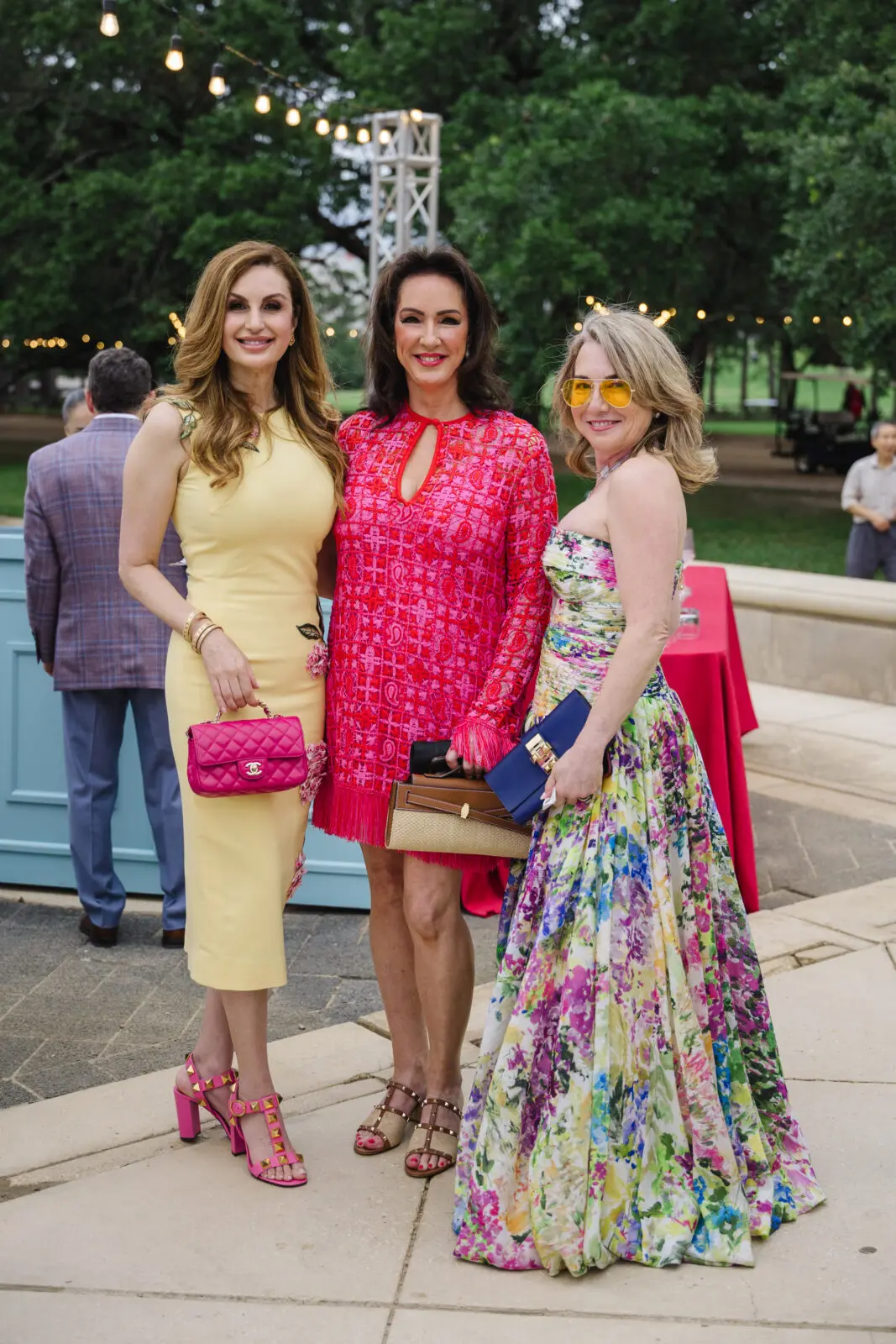 Brigitte Kalai, Alicia Smith, Donae Chramosta at Hermann Park Conservancy's 'Evening in the Park' (Photo by Johnny Than)
