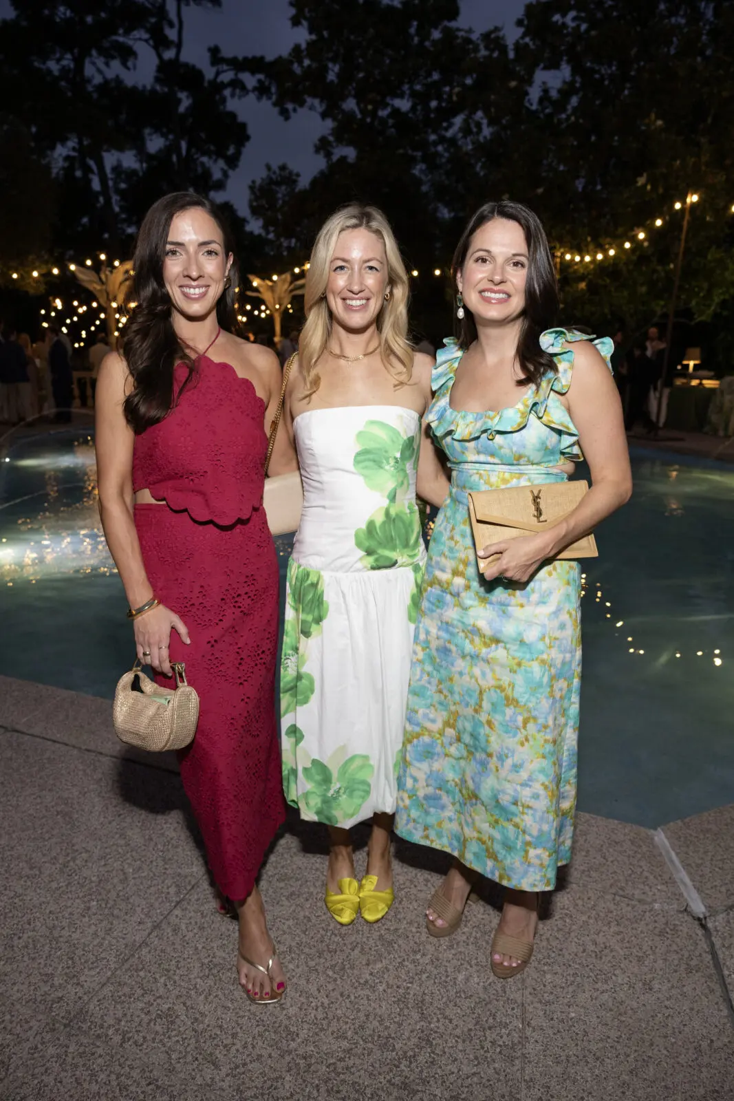 Chelsea Larso, Emily Henningsen, Anne Katherine Crawford at the Rienzi Spring Party. (Photo by Jenny Antill)