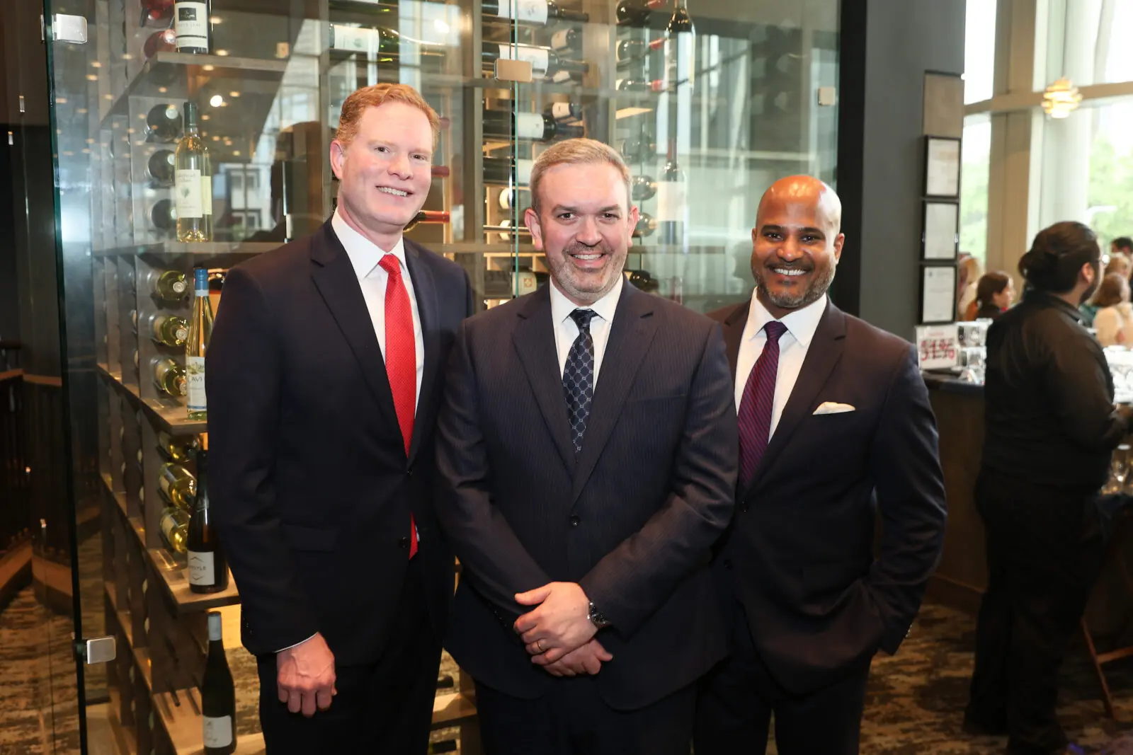 Christopher Johnston, Mark Folkes, Alvin Abraham at the Celebration of Reading (Photo by Priscilla Dickson) 