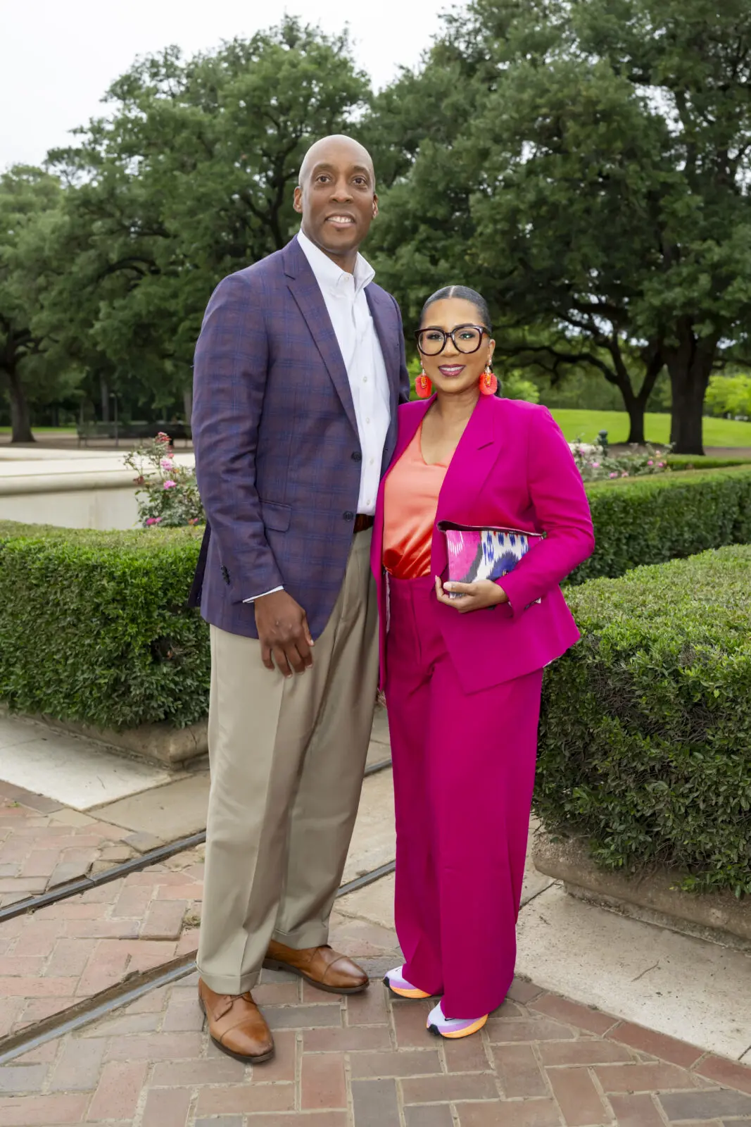 Cory & Tai Quarles at Hermann Park Conservancy's 'Evening in the Park' (Photo by Michelle Watson, CatchlightGroup.com)