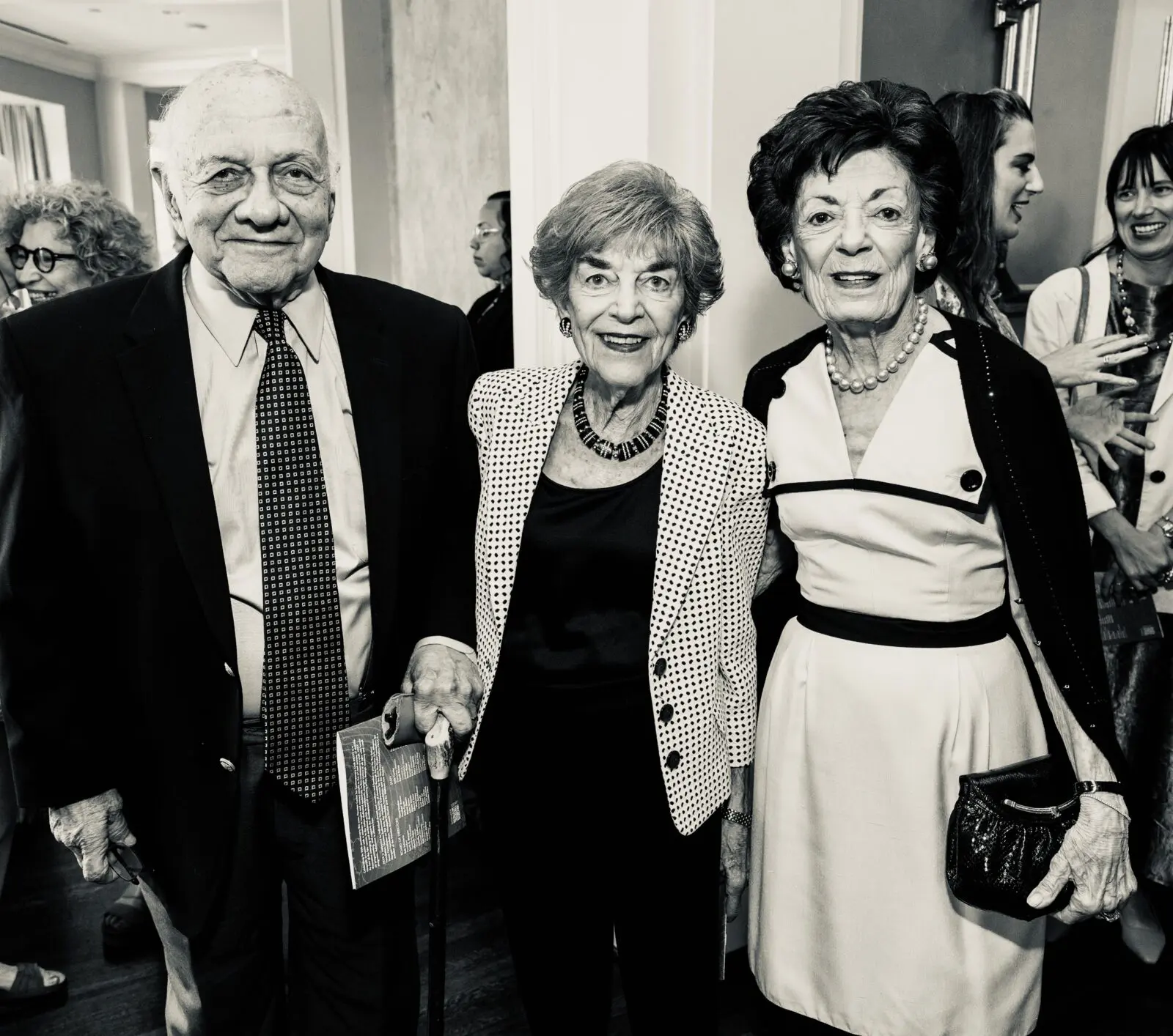 Frank & Dorene Herzog, Ann Kaufman at Houston Center for Contemporary Craft 2026 Crafting A Legacy Spring Luncheon (Photo by Jenny Antill Clifton)