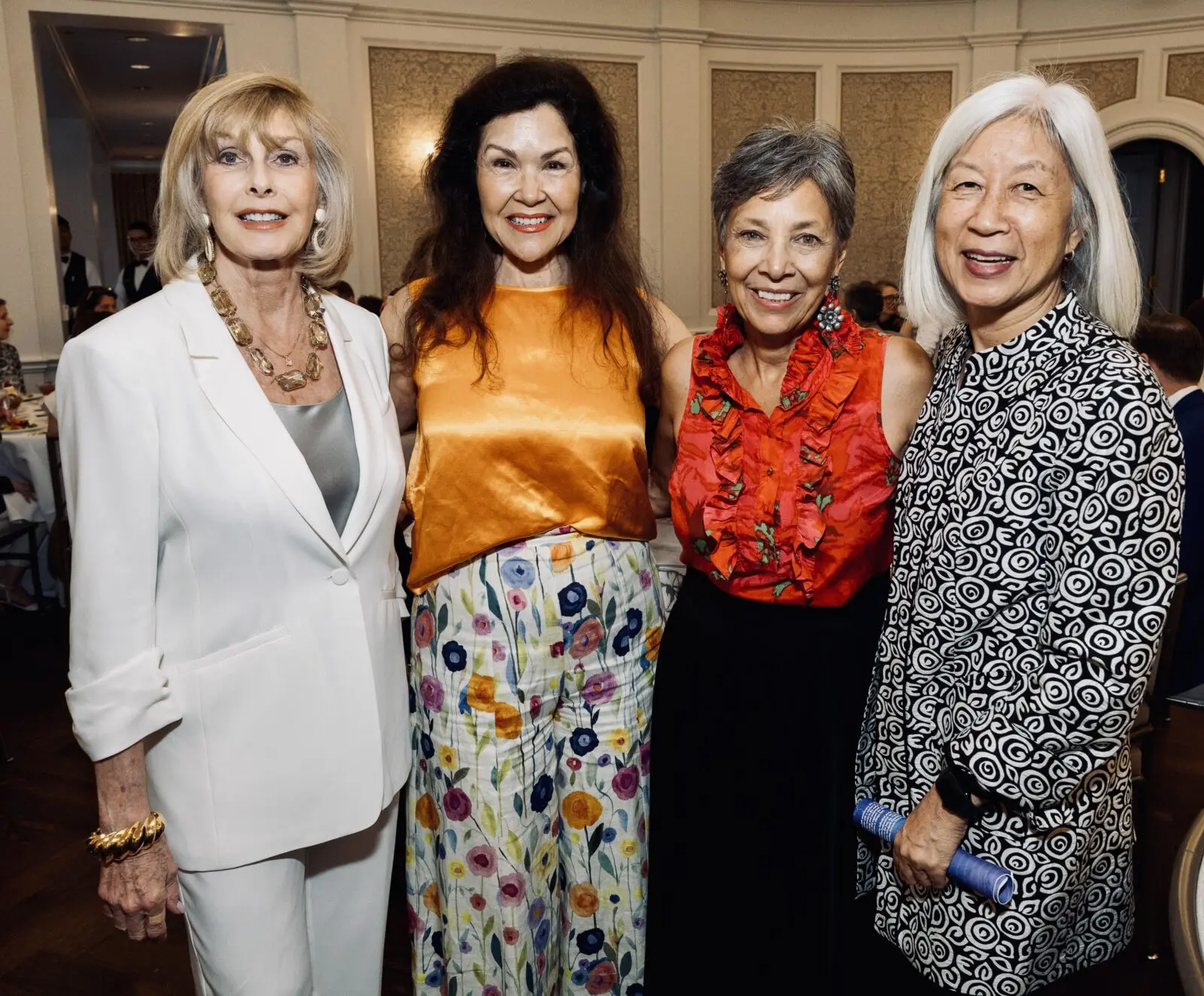 Barbara Paull, Geraldina Wise, Lorie Westrick, G.G. Hseih at Houston Center for Contemporary Craft 2026 Crafting A Legacy Spring Luncheon (Photo by Jenny Antill Clifton)