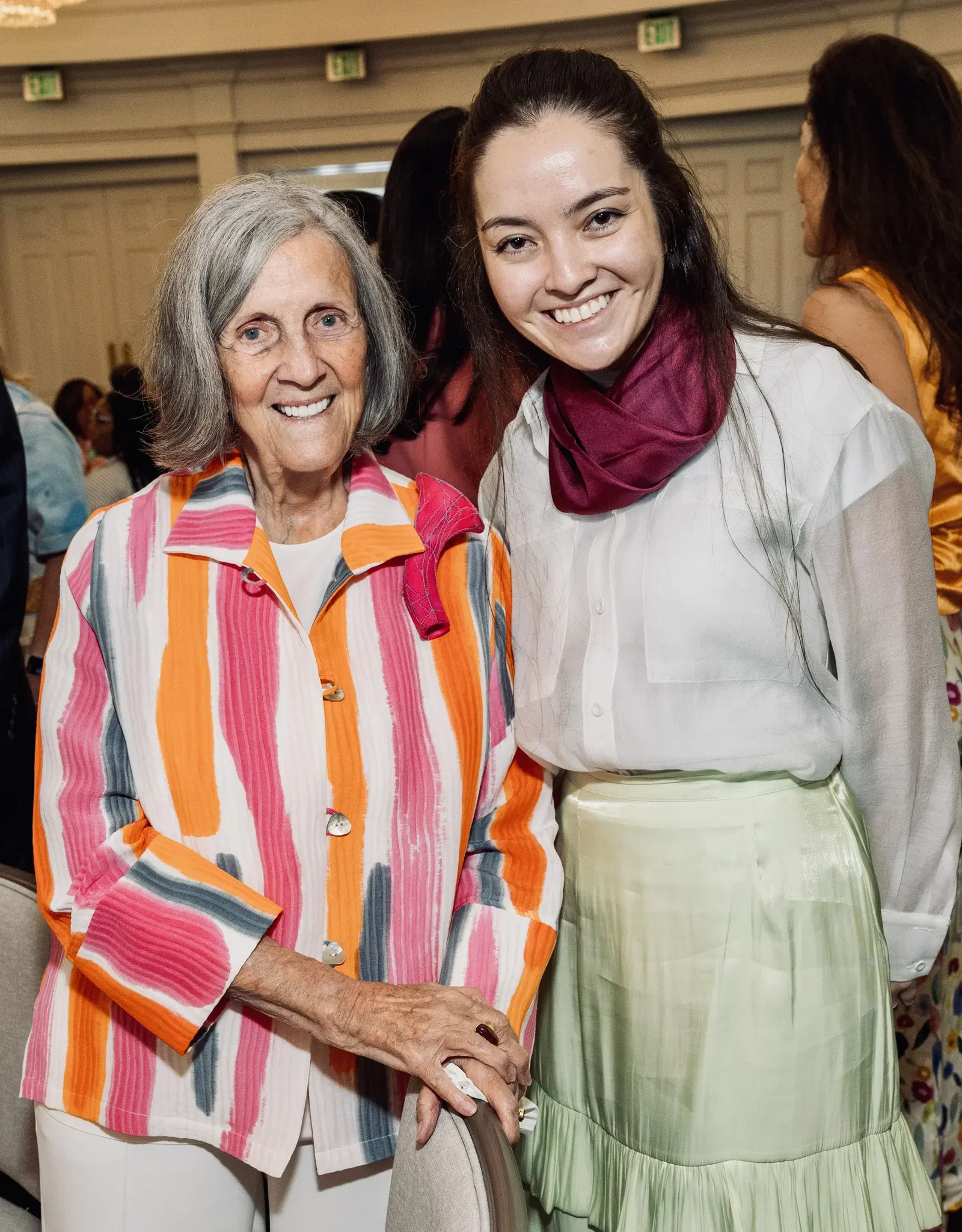 CraftCenterLuncheon_2026-1872 Honoree Sara Morgan, Isabelle Asakura 2 (Photo by Jenny Antill Clifton)