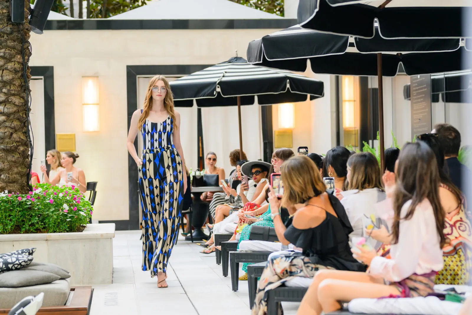 Christy Lynn 2026 High Summer fashions on display at the Post Oak Hotel (Photo by Si Vo)