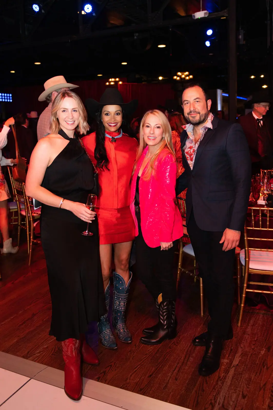 Callie Wade, Amanda Gadison, Amy Green, Luis Araujo (Photo by Tamytha Cameron)