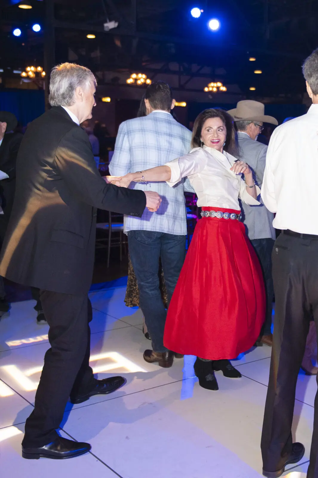 Melinda Knowles on the dance floor (Photo by Tamytha Cameron)
