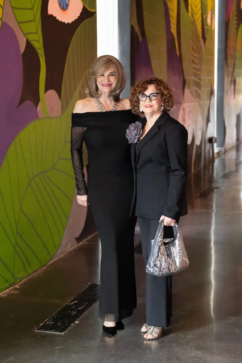 Diane Cain, Karen Peltz at the Victory Houston gala (Photo by Wilson Parish)