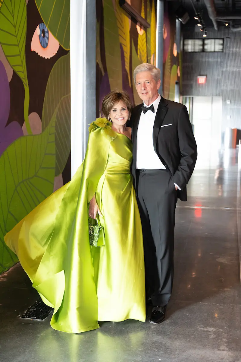 Hallie Vanderhider & Bobby Dees at the Victory Houston gala (Photo by Wilson Parish)