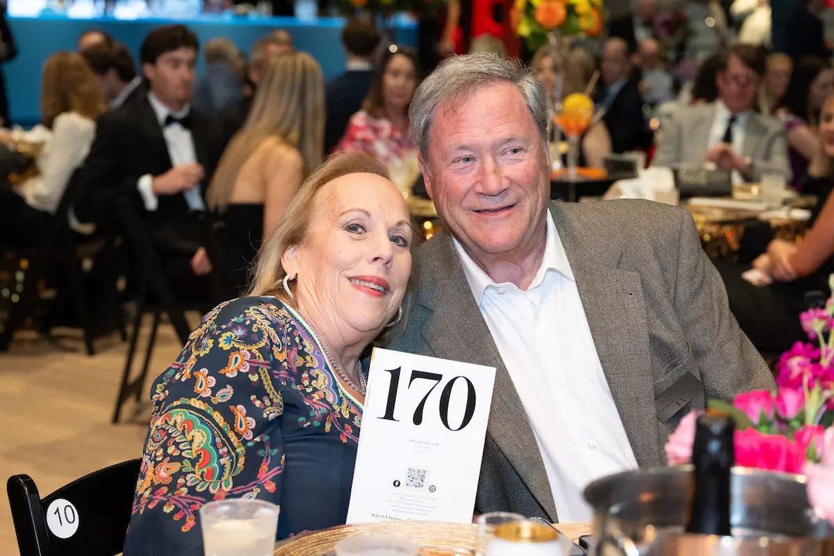 Bebe & John Falik at the Victory Houston gala (Photo by Wilson Parish)