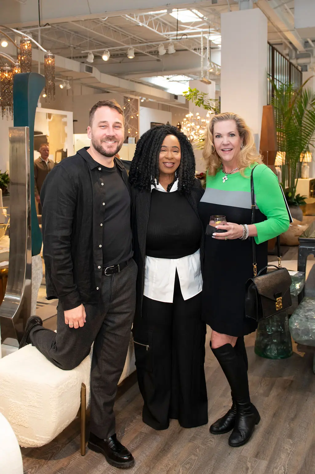 Grant Boone, Ebony Fulton, Cynthia Camp (Photo by Tamytha Cameron)