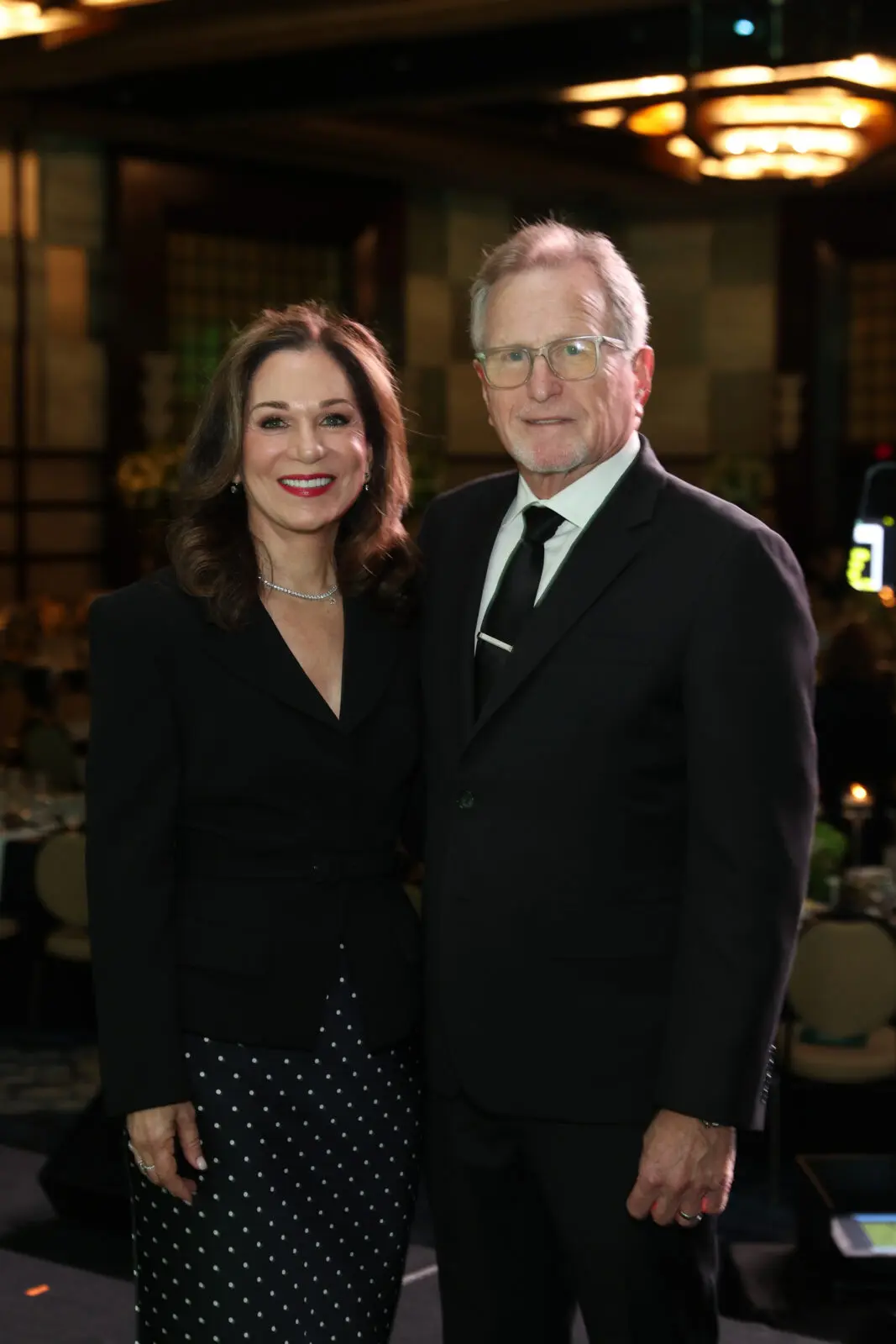 Dinner chairs Jeannie & Gary Wermuth  at the Holocaust Museum Houston  Lyndon Baines Johnson Moral Courage Award Dinner (Photo by Priscilla Dickson)