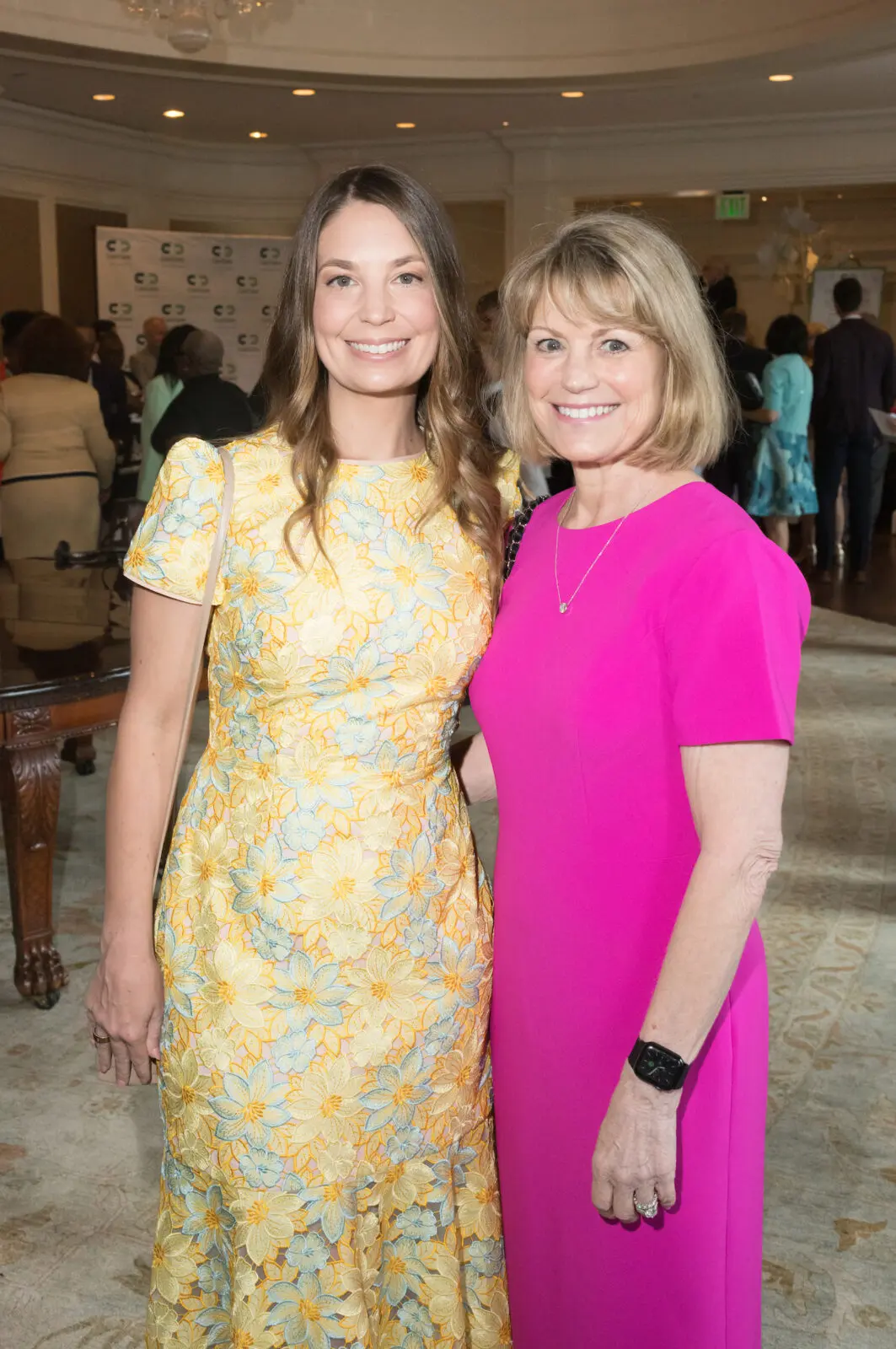 Elise McKinney, Kellie Lubanko at CanCare's 'Hope Survivorship' luncheon (Photo by Daniel Ortiz)