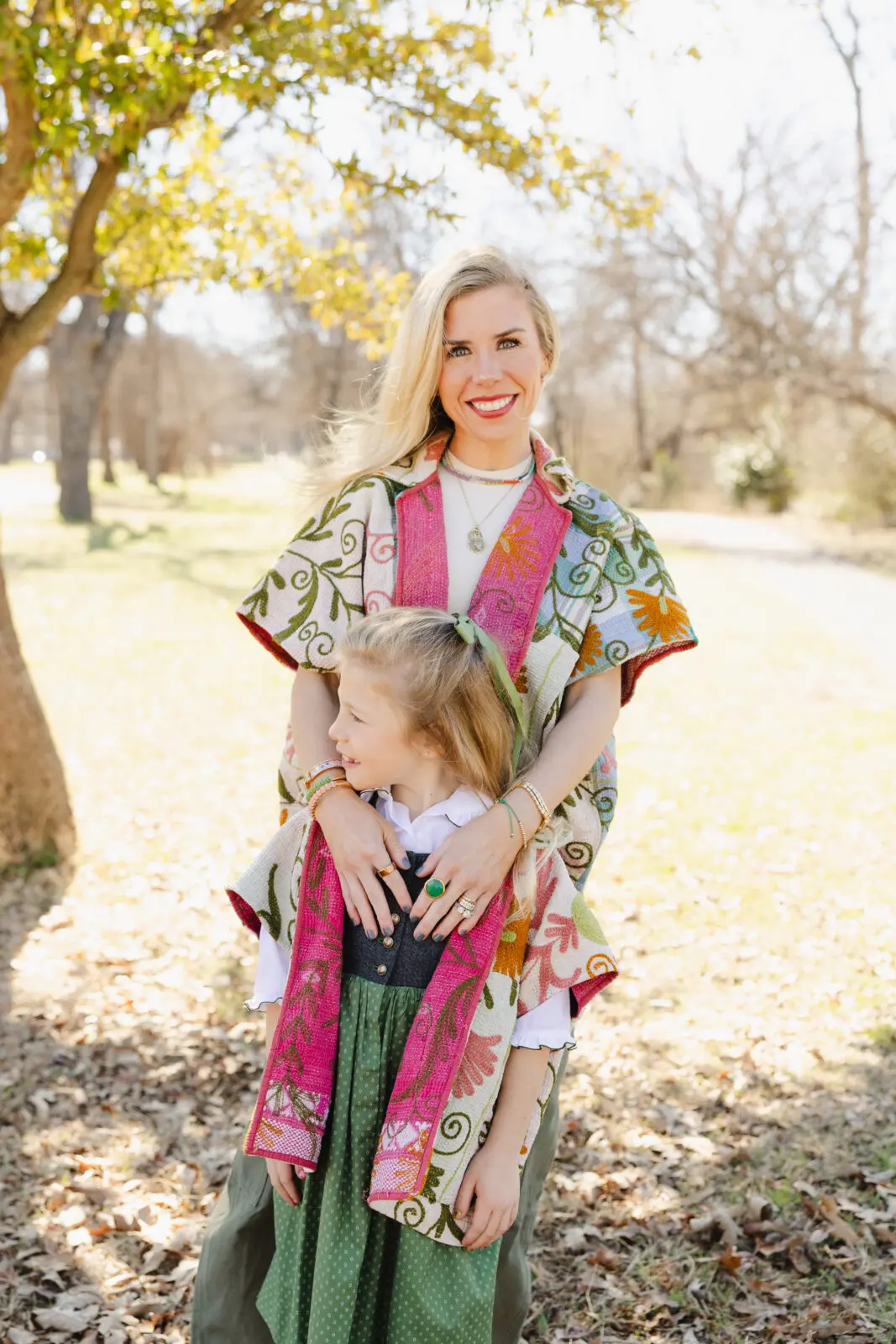 Sainty Nelsen: “These are for mothers, daughters, best friends, and anyone who wants to feel connected through what they wear.” (Photograph by Emily Jolliff Photography)
