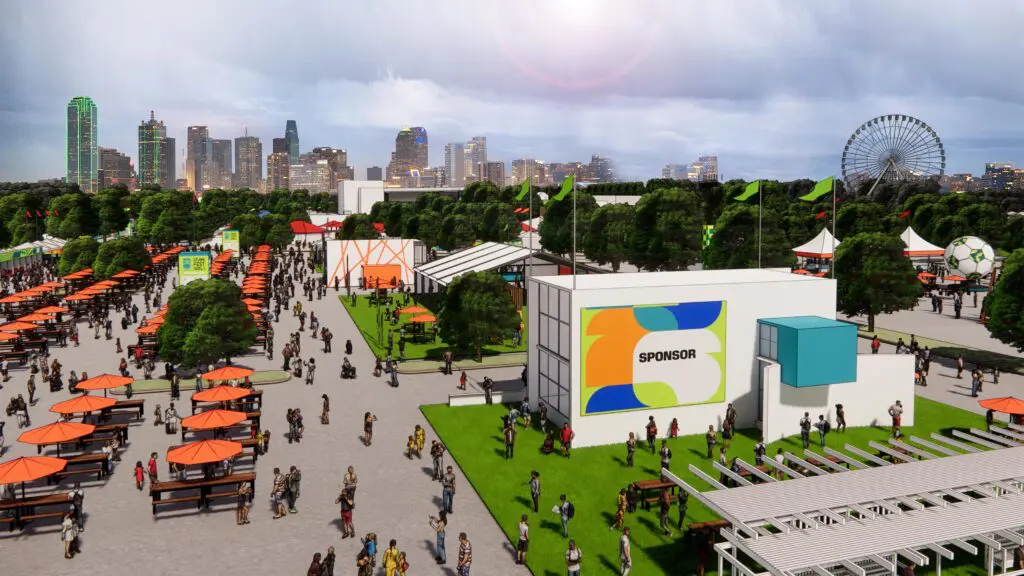 The FIFA Fan Festival™ is headed to Dallas' Fair Park this summer during the World Cup. (Rendering courtesy of FIFA Fan Festival)