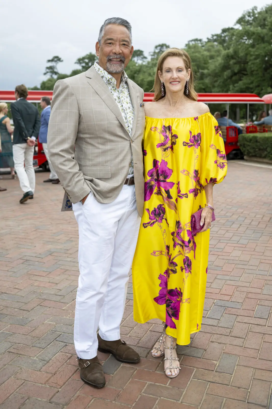 Frank & Stephanie Tsuru at Hermann Park Conservancy's 'Evening in the Park' (Photo by Michelle Watson, CatchlightGroup.com)