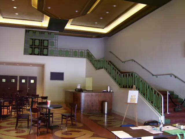Stepping into the Garden Oaks lobby feels less like entering a building than crossing a threshold into another time.