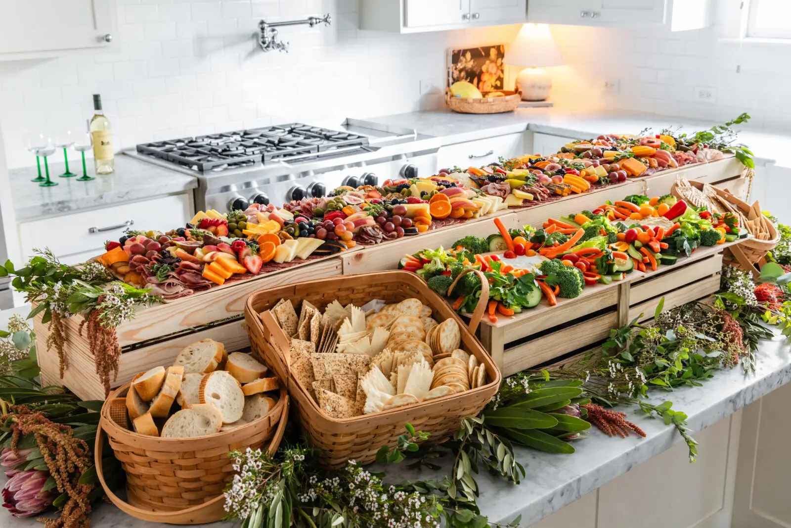 For those who desire to host a more elaborate grazing table at home, Graze can arrange with bites arranged from savory to sweet. (Photo by Becca Wright)