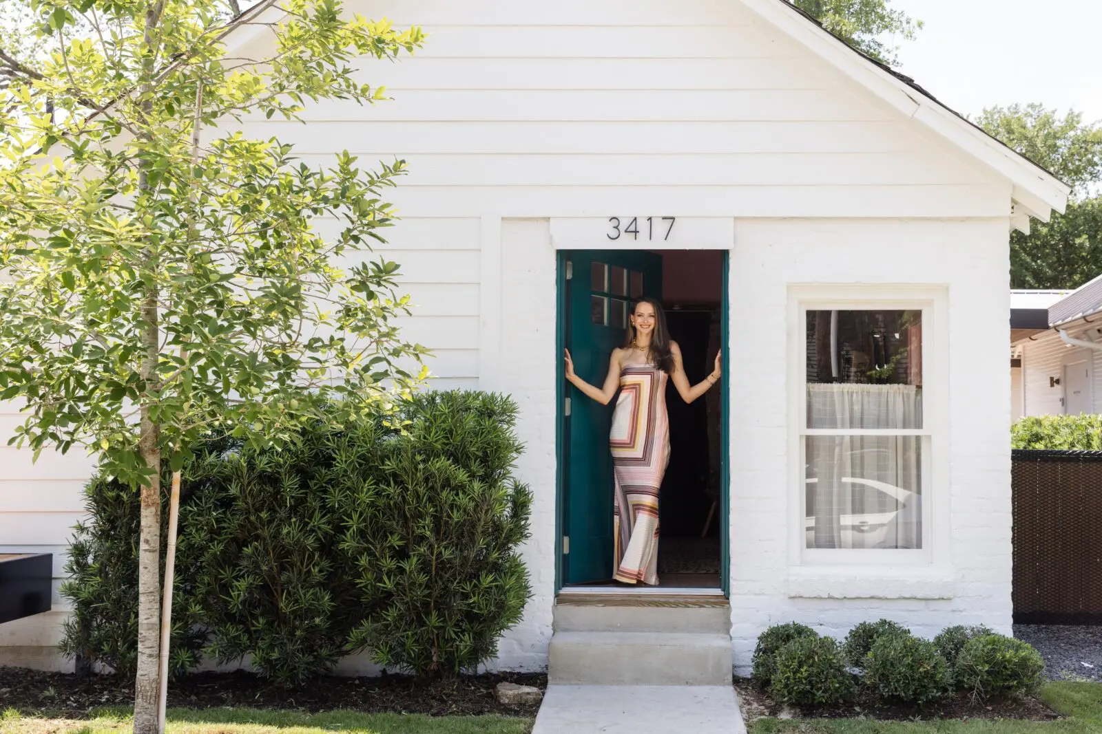 Graze founder and owner Alyssa Case stands at the threshold of her new shop. (Photo by Becca Wright)