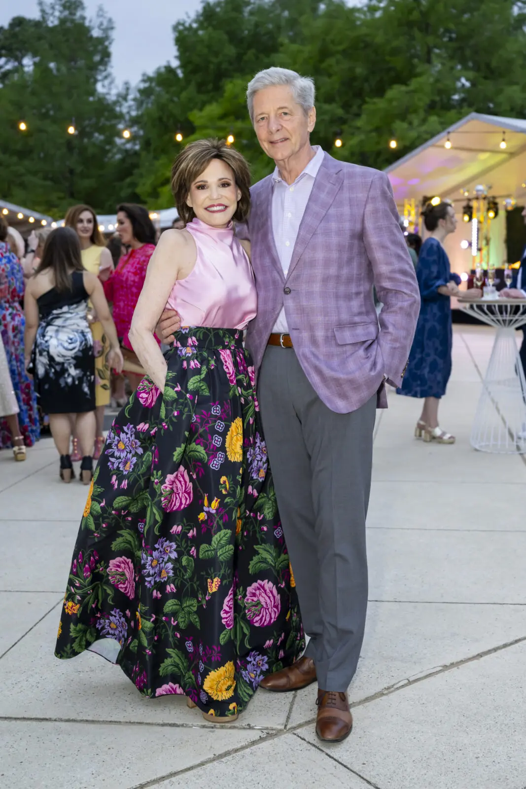 Hallie Vanderhider & Bobby Dees at Hermann Park Conservancy's 'Evening in the Park' (Photo by Michelle Watson, CatchlightGroup.com)