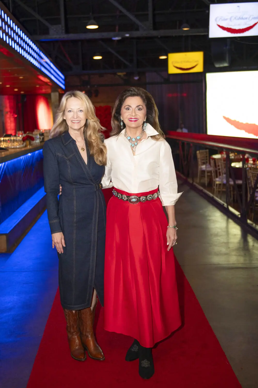 Honorary Chair Lynn McBee, Gala Co-Chair Melinda Knowles (Photo by Tamytha Cameron)