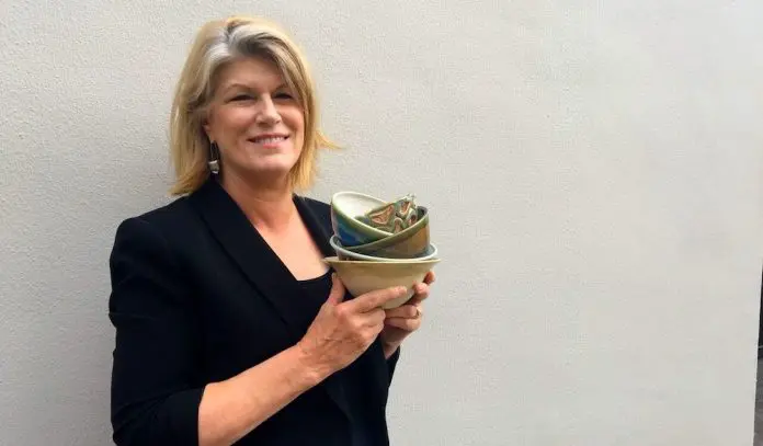 Ceramic artist Renee LeBlanc has supported Empty Bowls Houston for more than 15 years. (Photo courtesy Empty Bowls Houston)