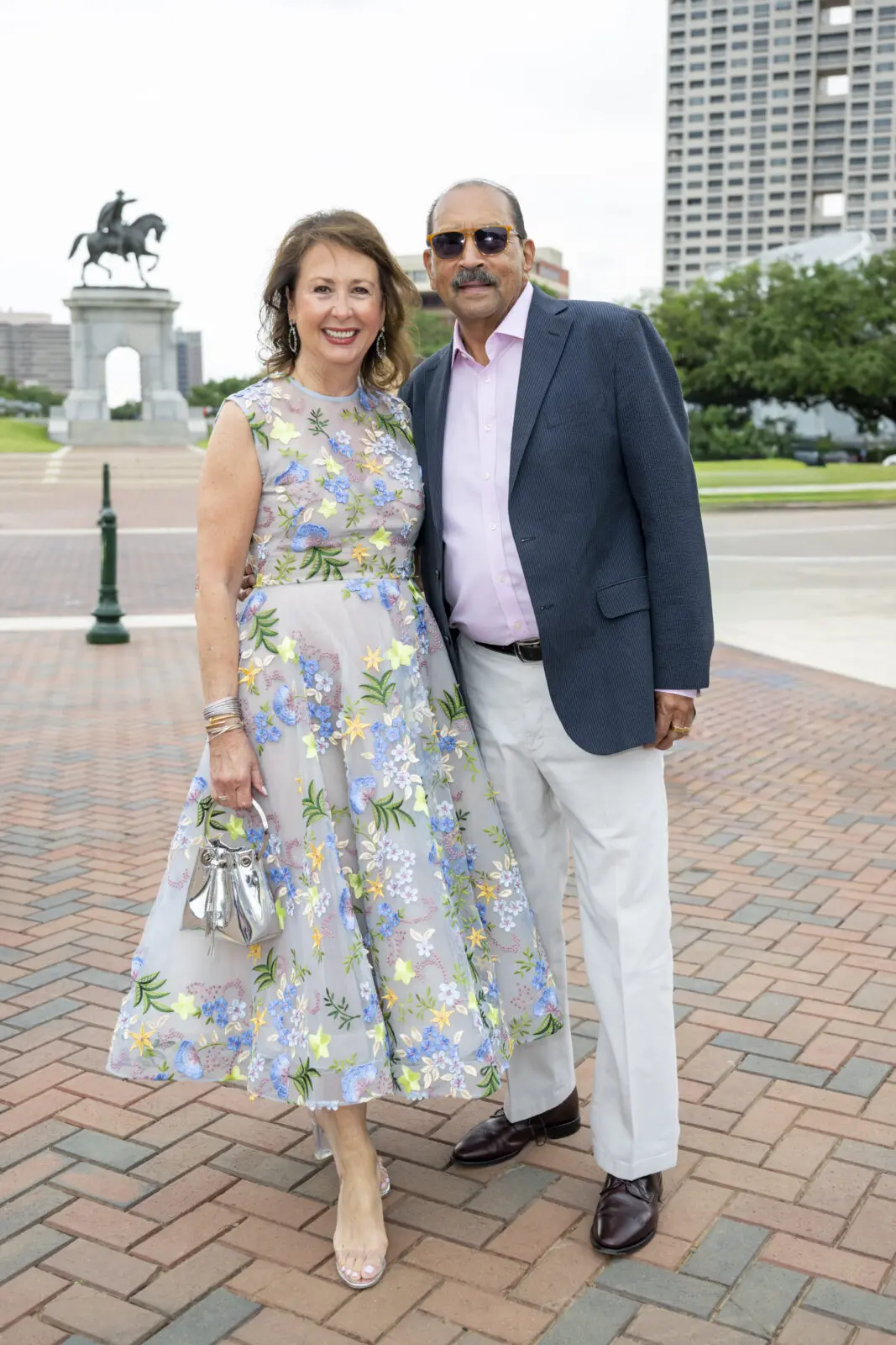 Ileana & Michael Treviño at Hermann Park Conservancy's "Evening in the Park" (Photo by Michelle Watson, CatchlightGroup.com)