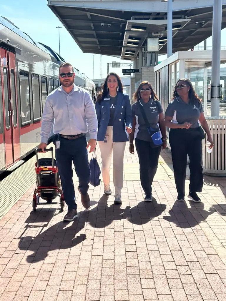 Landeros says she is encouraged by the bipartisan support for public transportation. (Courtesy)