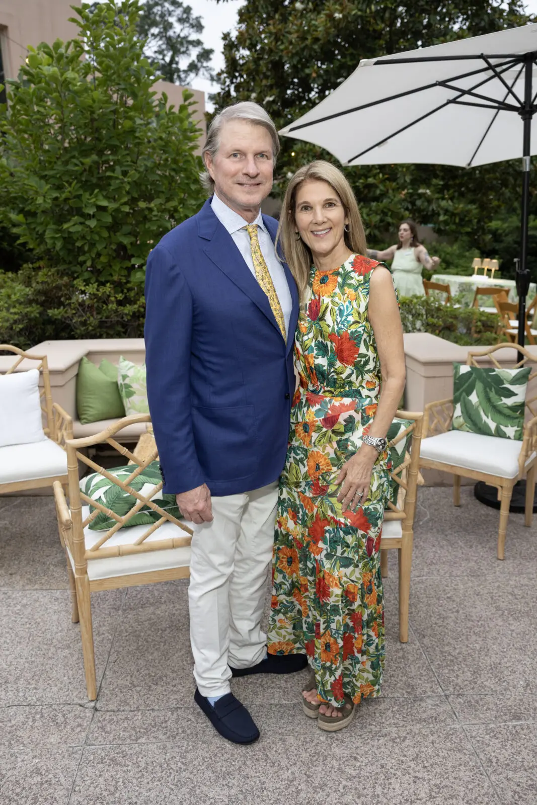 James & Elise Recling at the Rienzi Spring Party (Photo by Jenny Antill)