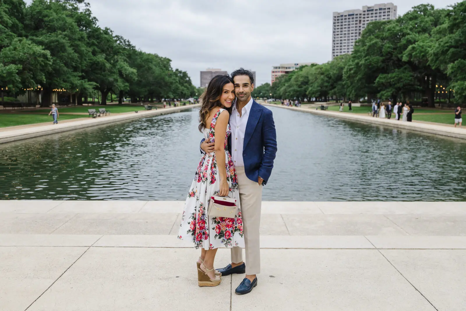 Jen & Shawn Kavoussi at Hermann Park Conservancy's "Evening in the Park" (Photo by Johnny Than)