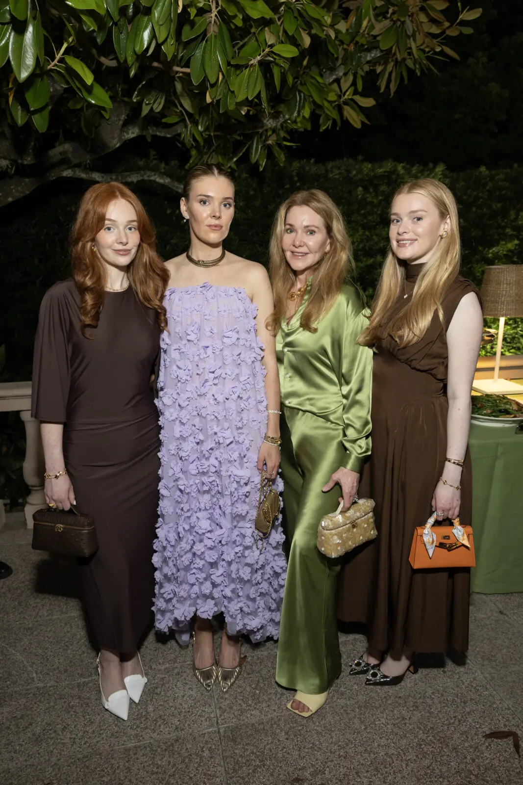 Kate Glover, Elizabeth Glover, Marie Glover, Samantha Glover, at the Rienzi Spring Party (Photo by Jenny Antill)