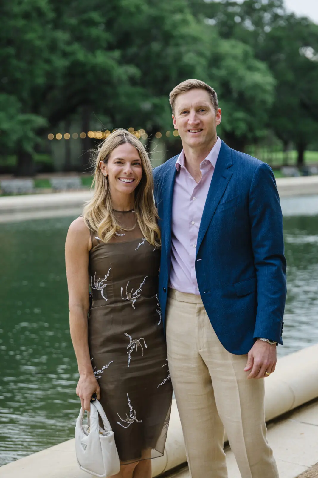 Katie & Scott Arnoldy at Hermann Park Conservancy's "Evening in the Park" (Photo by Johnny Than)