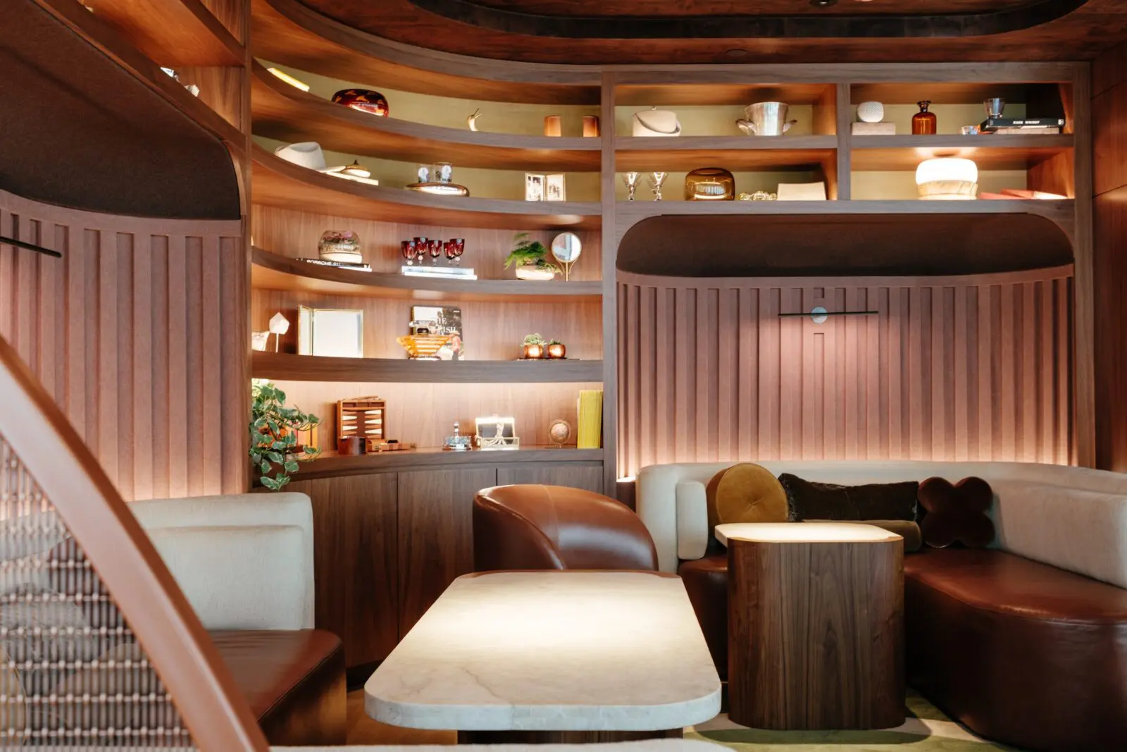 The lounge area at the new Kirkwood Restaurant was designed by Gin Design Group. (Photo by Quit Nguyen )