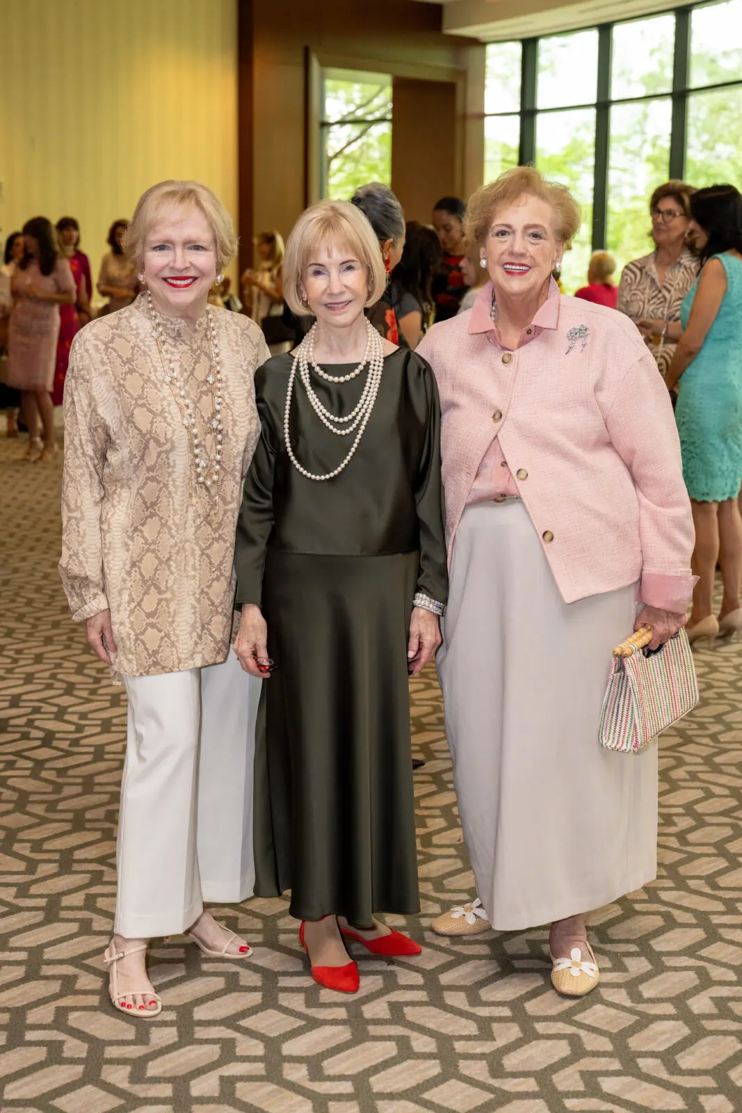Leila Perrin, Susan Osterberg, Jerre Williams at the Houston Symphony League 'Conversation with an Icon'