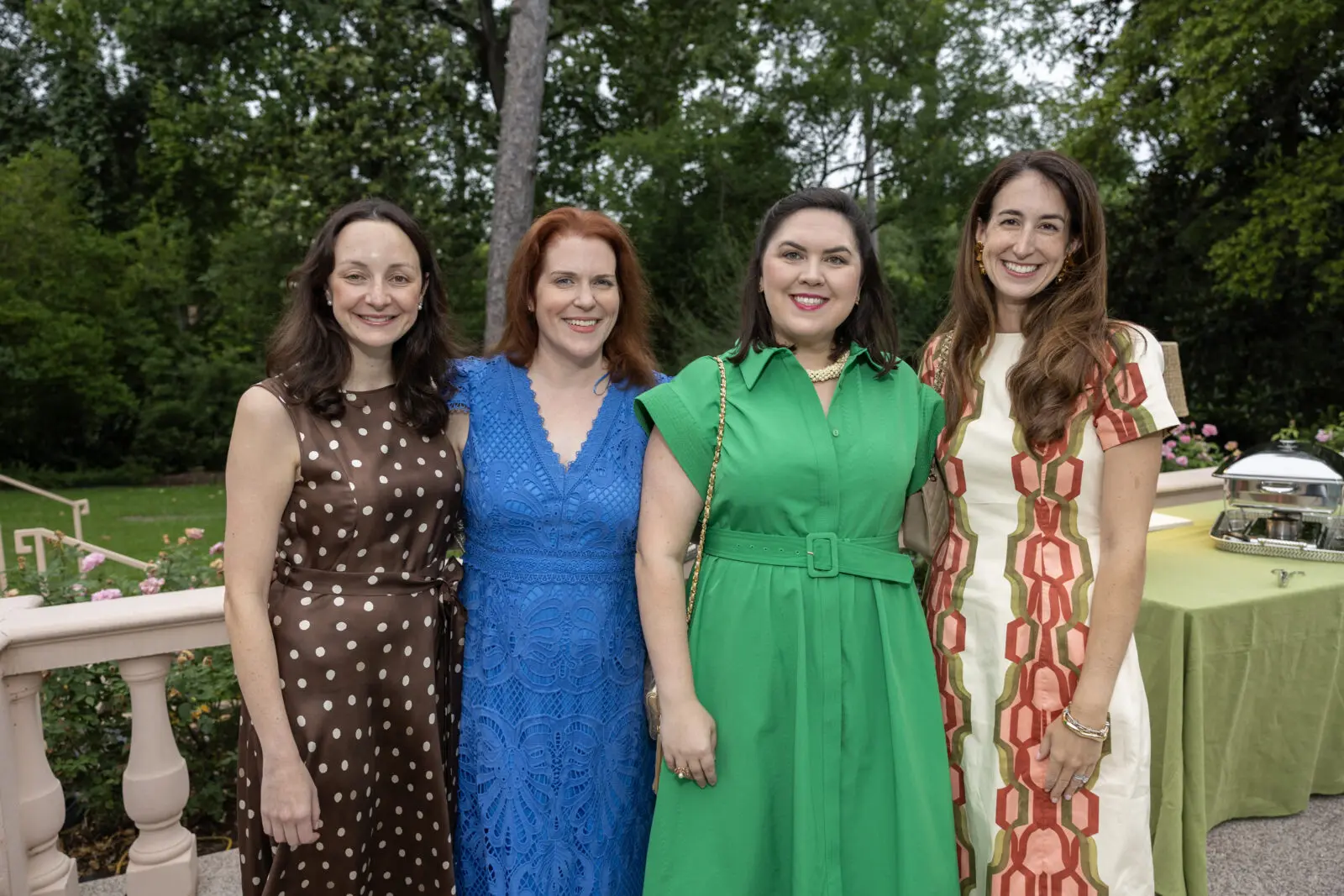 Maggie Manus, Casey Poelker, Alexandra Tennant, Kimbery Fangman at the Rienzi Spring Party (Photo by Jenny Antill)