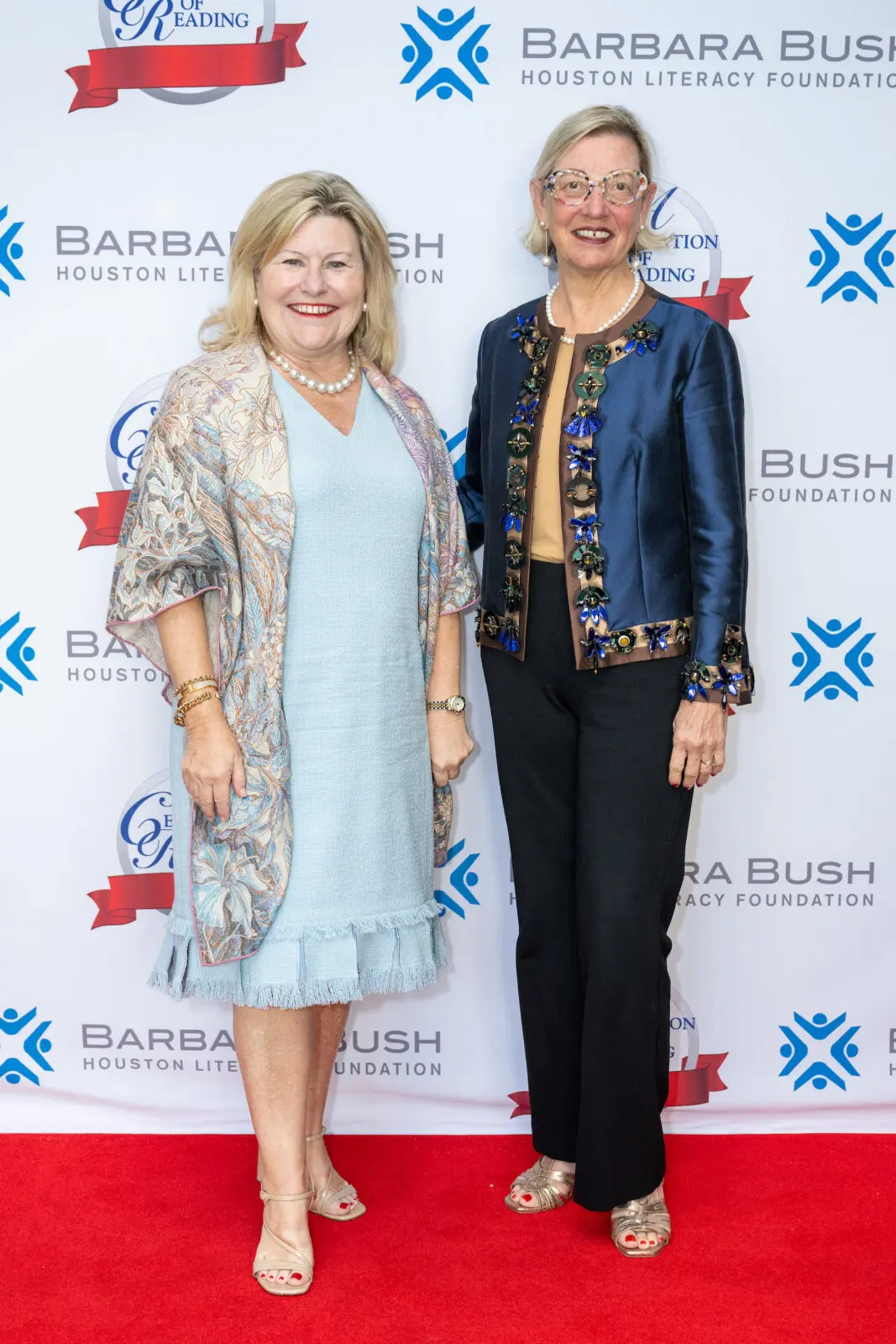 Maureen Higdon, Stick Delaup at 'A Celebration of Reading' (Photo by Jacob Power) 