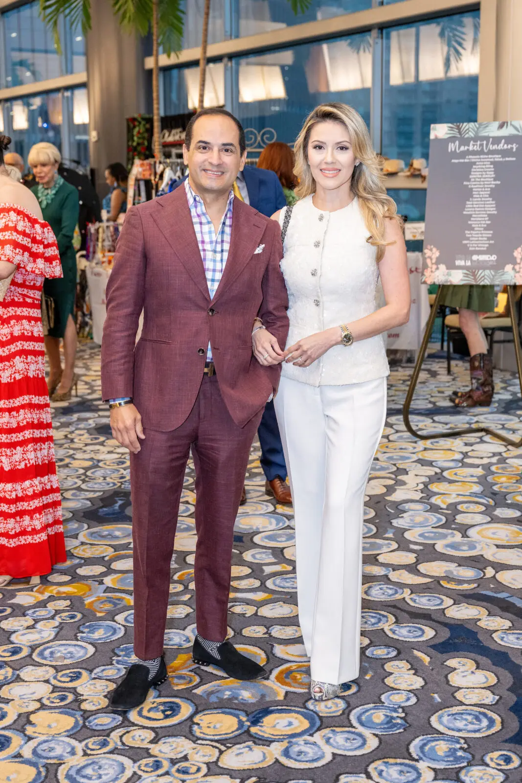 Mauricio & Adriana Nava at the Latin Women's Initiative 'Viva la Moda' event (Photo by Jacob Power)