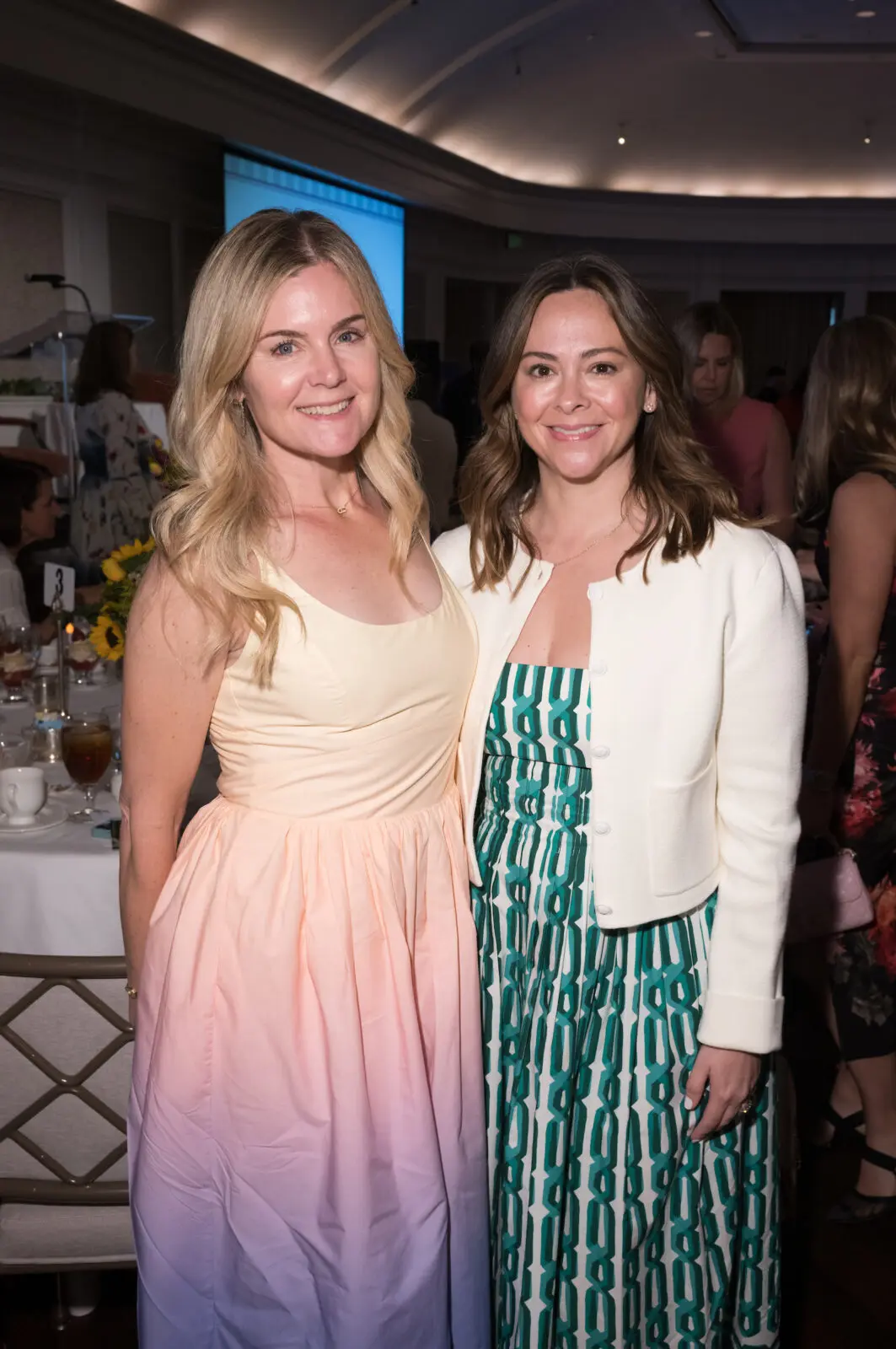 Meredith Marshall, Natale Mohtashami at CanCare's 'Hope Survivorship' luncheon (Photo by Daniel Ortiz)