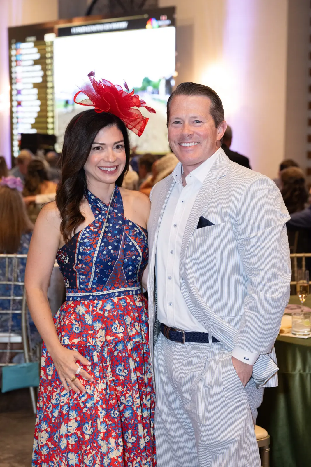 Nina & Clint Rand at Bo's Place 'Hats, Hearts & Horseshoes: A Decade of Derby' (Photo by Wilson Parish)