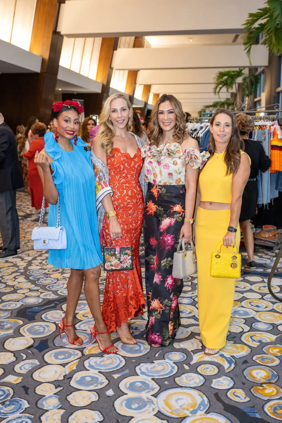 Rochelle Deiso, Ashlee Rubbo, Naimeh Salem, Samantha Werber  at the Latin Women's Initiative 'Viva la Moda' event (Photo by Jacob Power)